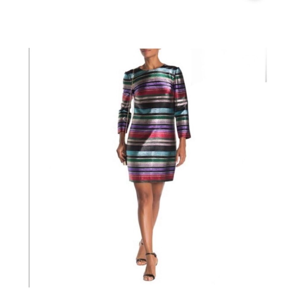 Trina Turk Striped New Years Eve Dress